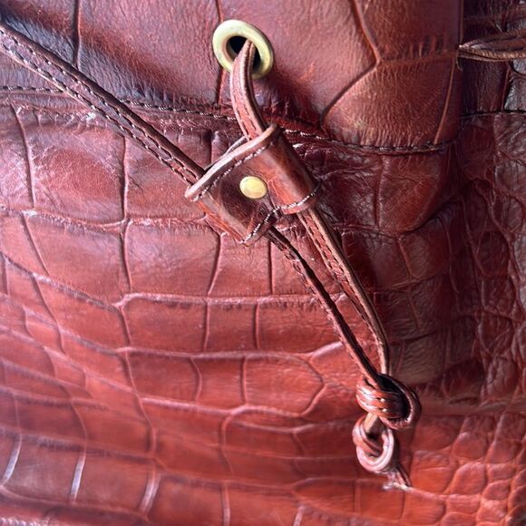 Mateus Genuine brown leather cross bag - Picture 3 of 8